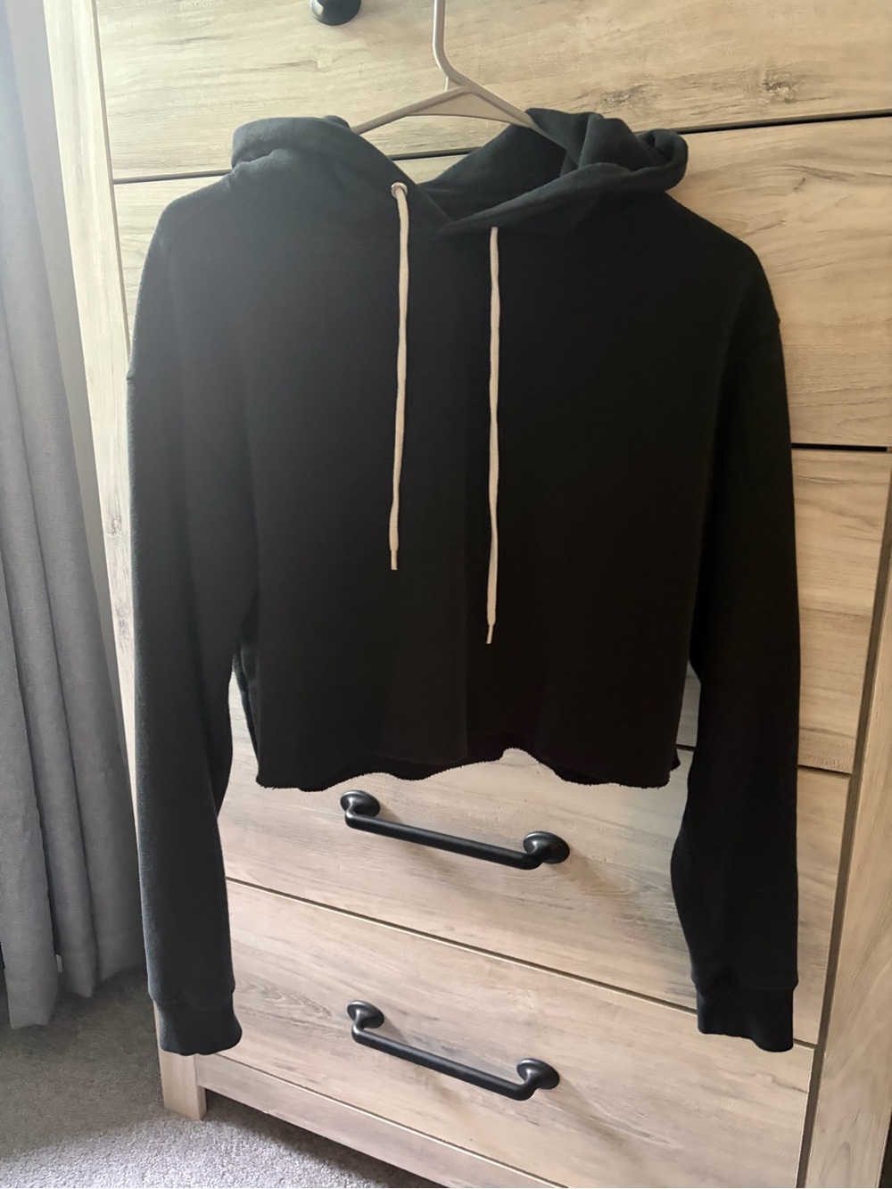 Wild Fable Cropped Raw Hem Hoodie